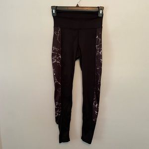 Buffbunny black marble leggings